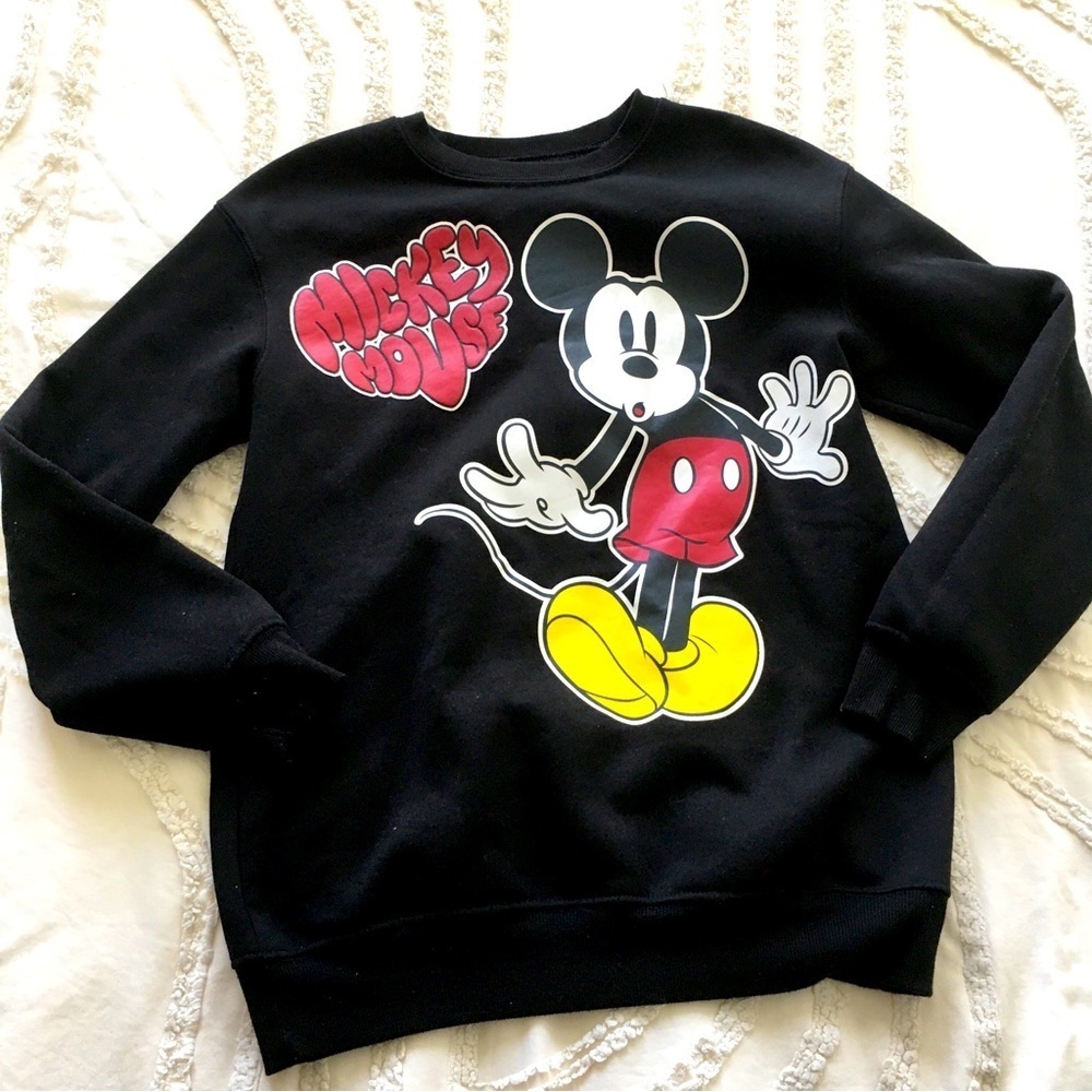 Mickey Mouse Black Sweatshirt XS